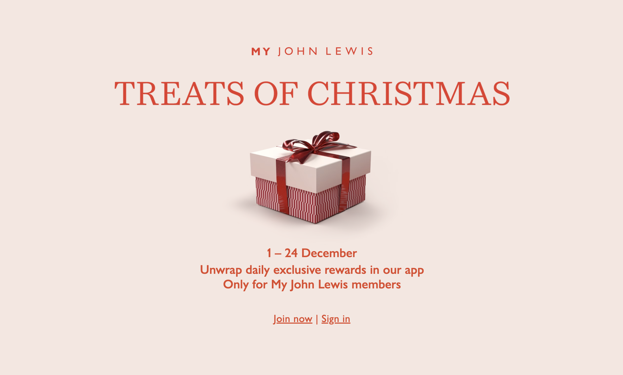 John Lewis 'Treat of Christmas'